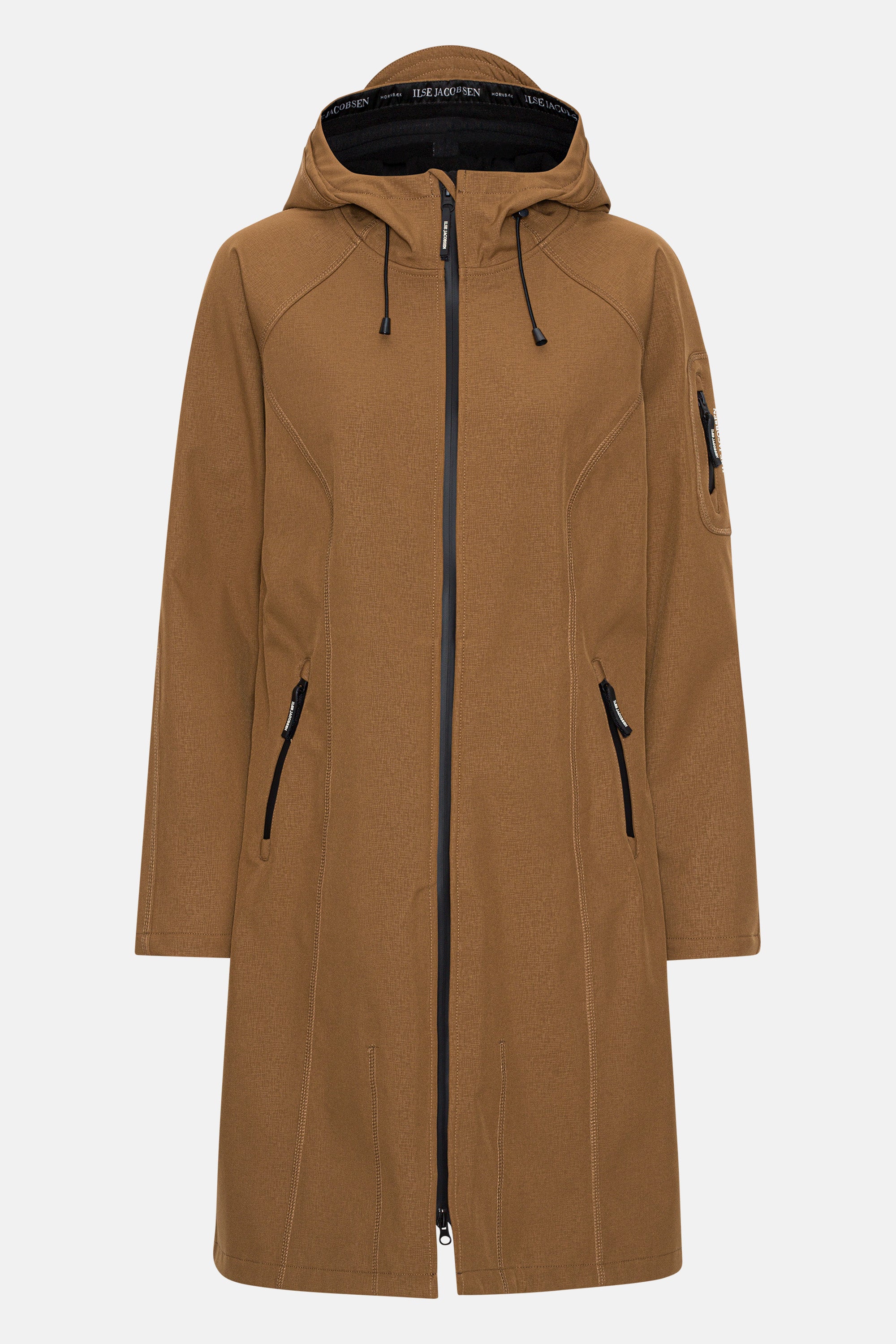Ilse Jacobsen Hornbæk Rain Langer Regenmantel Raincoat 228 Walnut